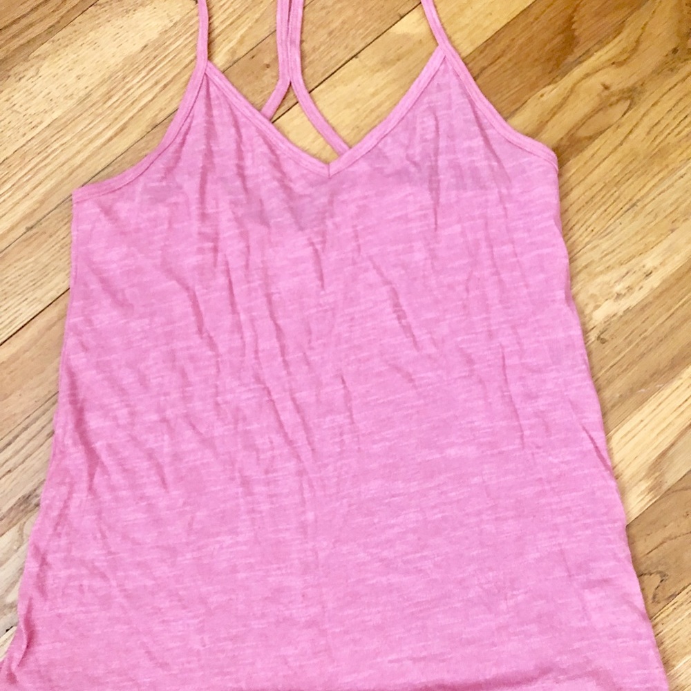 BEYOND YOGA PINK TANK TOP